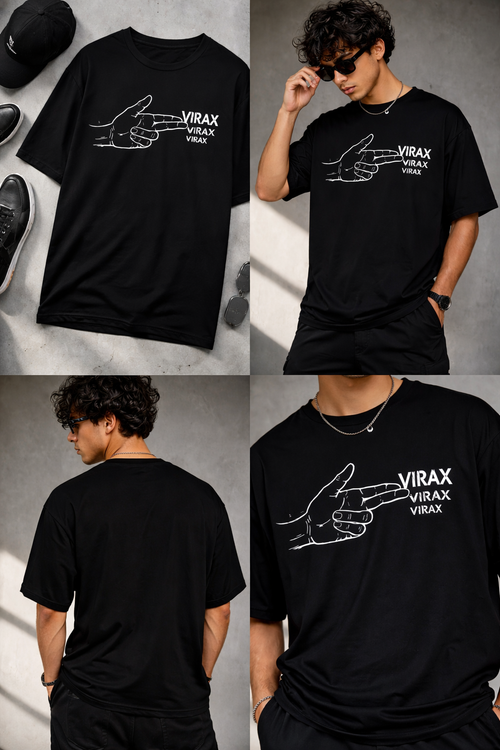 VIRAX Graphic Tee — Finger Mark