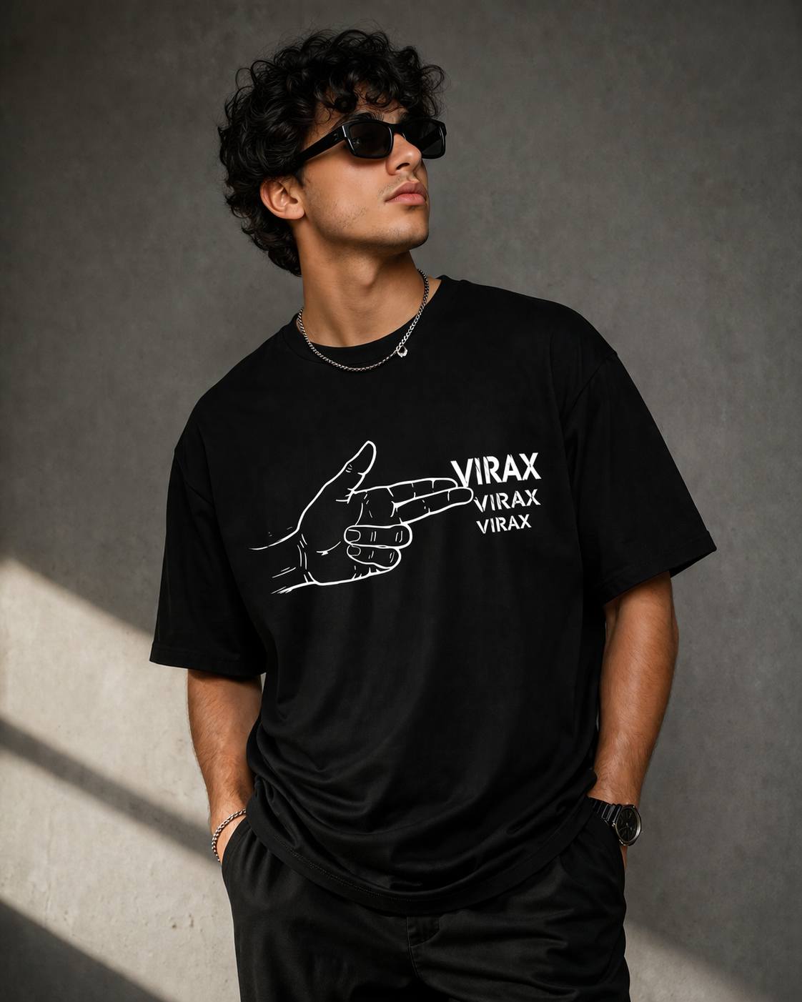VIRAX Graphic Tee — Finger Mark