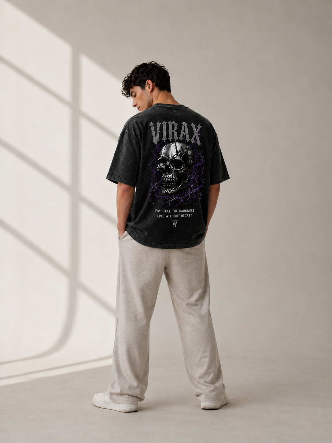 VIRAX REBELLION — Gothic Skull Tee